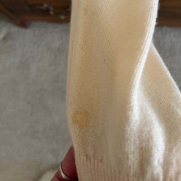 Vintage Genuine Scottish Cashmere and Fur Pringle Cardigan - Picture 7 of 9